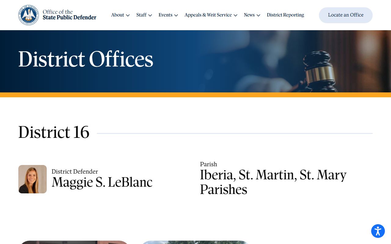 St. Martin Parish District Court public defender District 16 source